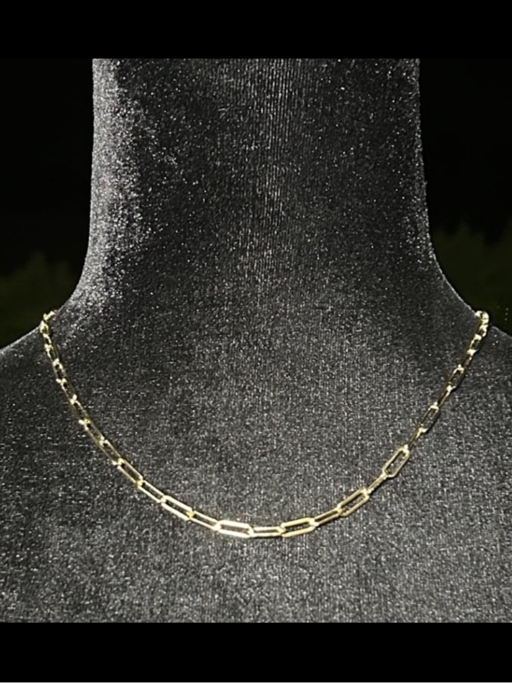 New gold necklace Hypoallergenic